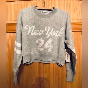 NWT No Boundaries Varsity Crew Pullover